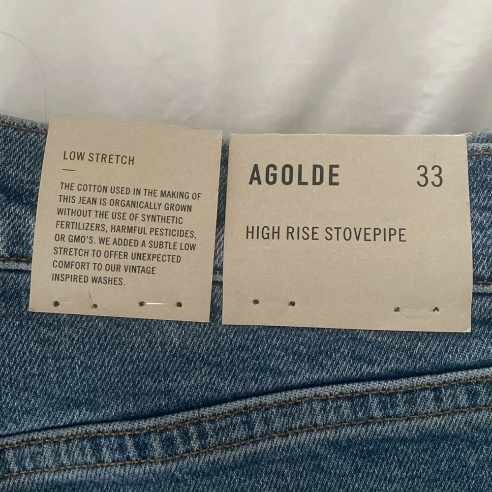 AGOLDE High-rise Stovepipe NWT - Picture 5 of 9